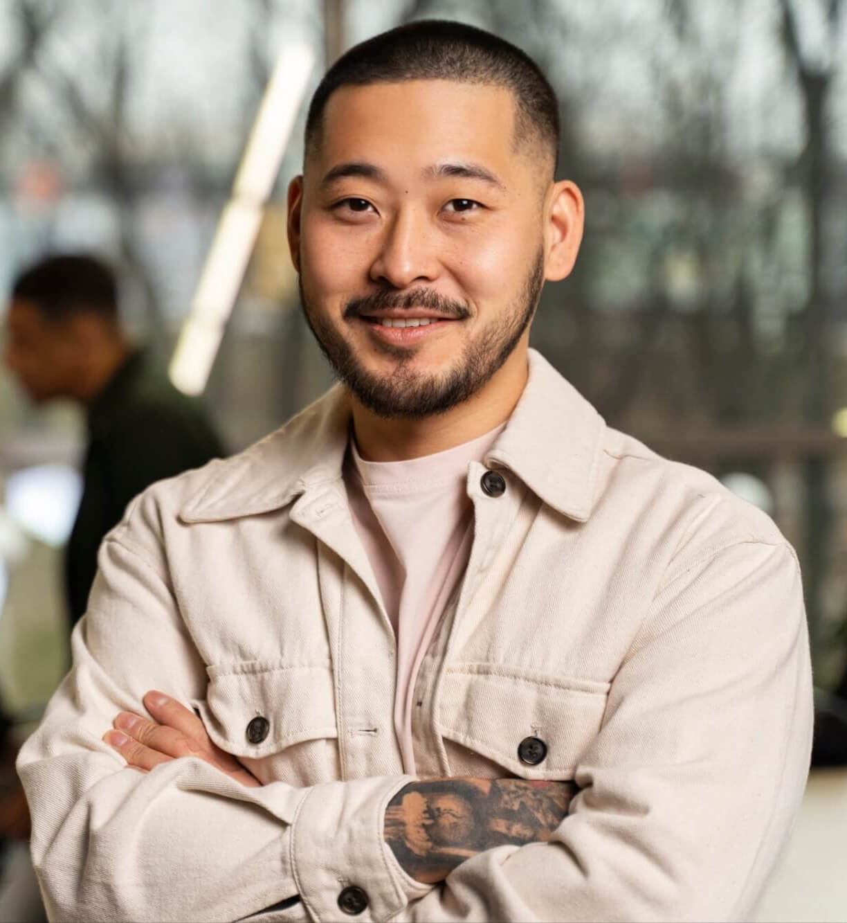 Small business owner, smiling